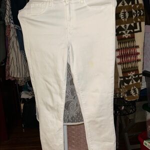 L'AGENCE White Stretch Skinny Jeans